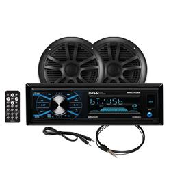 Boss Audio Marine AM/FM Receiver with Bluetooth and Speakers in Blue | Camping World