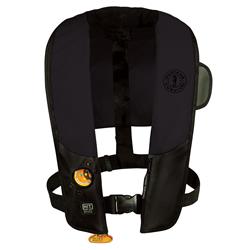 MD3183LE-13 HIT Automatic Inflatable PFD - Law Enforcement Edition with Customizable Back Flap, Black