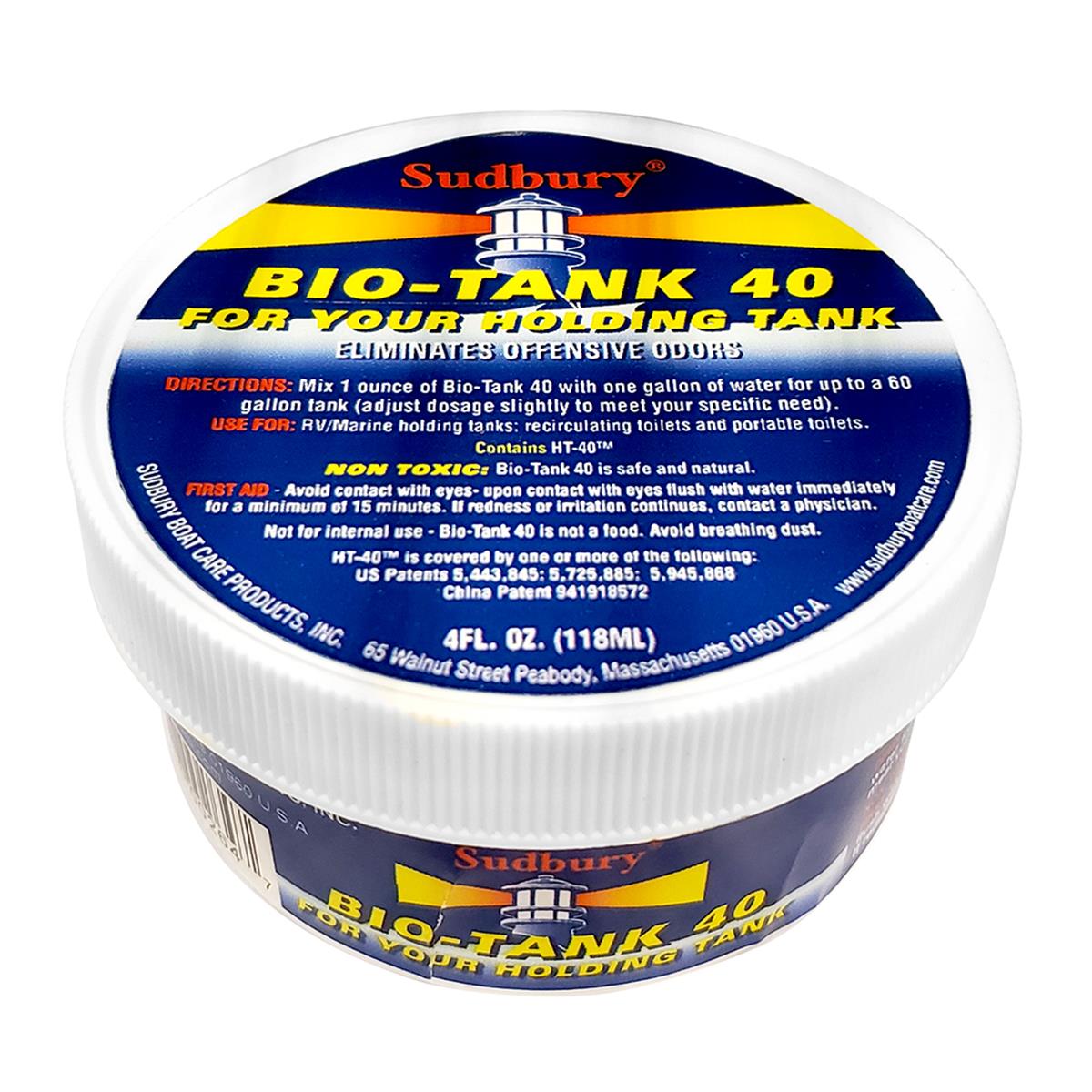 Sudbury  Bio-Tank 40 Holding Tank Treatment - 4 oz