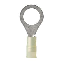 0.5 in. 12-10 AWG Nylon Ring Terminal - Pack of 25