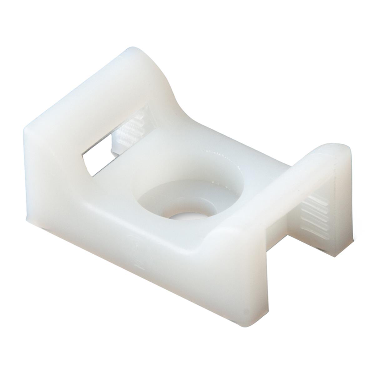 Cable Tie Mount - Natural No.10 Screw - 100 Piece