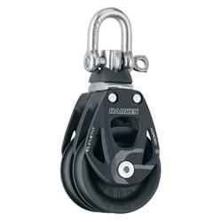 Harken 60 mm Element Double Block with Swivel/Locking Shackle | For Sailing | by West Marine