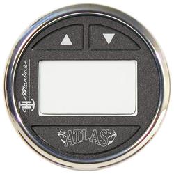 FAGK-2SS-DP 14 in. ATLAS Hydraulic Gauge Kit for Jack Plate - Stainless Steel Bezel