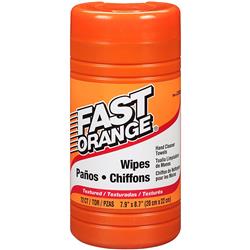 Fast Orange Heavy Duty Hand Cleaner Wipes - 75 Piece
