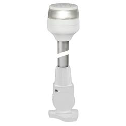 980960291 2 nm All Round White Fold Down Pole Navigation Lamp 8 in. White Base