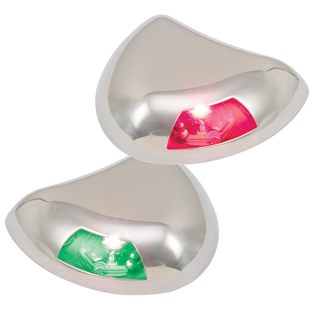 Picture of Perko 0616DP2STS Stealth Series LED Side Lights with Horizontal Mount - Red & Green