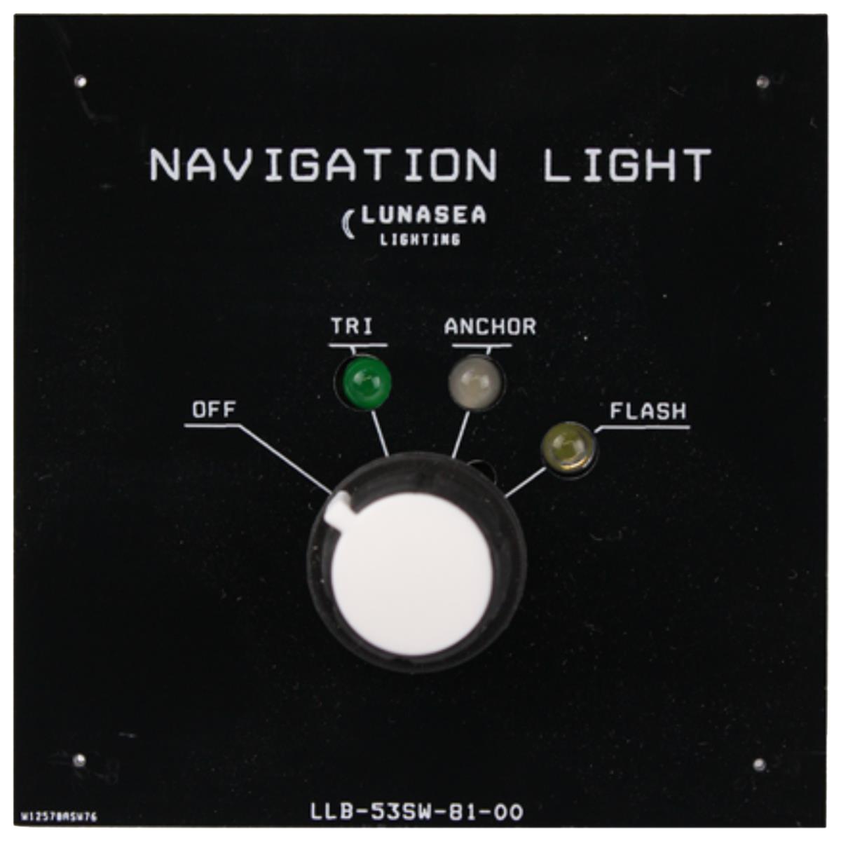 LLB-53SW-81-00 Tri, Anchor, Flash Fixture Switch