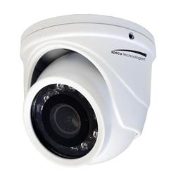 HT471TW 4MP HD-TVI Mini Turret Camera with 2.9 mm Lens, White Housing