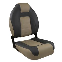 Picture of Springfield Marine 1062583 OEM Series Folding Seat&#44; Charcoal & Tan