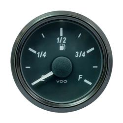 A2C3833120030 52 mm E & F Scale Single Viu Fuel Level Gauge - 0-180 Ohm