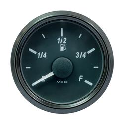 A2C3833130030 52 mm E-F Scale 240-33 Ohm SingleViu Fuel Level Gauge