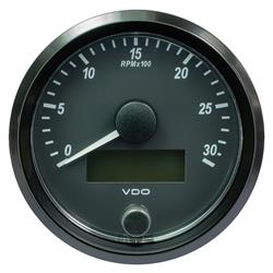 A2C3832980030 80 mm SingleViu Tachometer - 3000 RPM