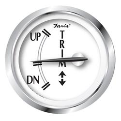 Picture of Faria Beede Instruments 25007 2 in. Newport Stainless Steel Trim Gauge for F&#44; J & E Suzuki Outboards