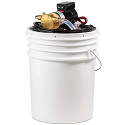 65F3B 0.37 in. 12V F3B-19 Pump with Oil Change Kit Includes Bucket