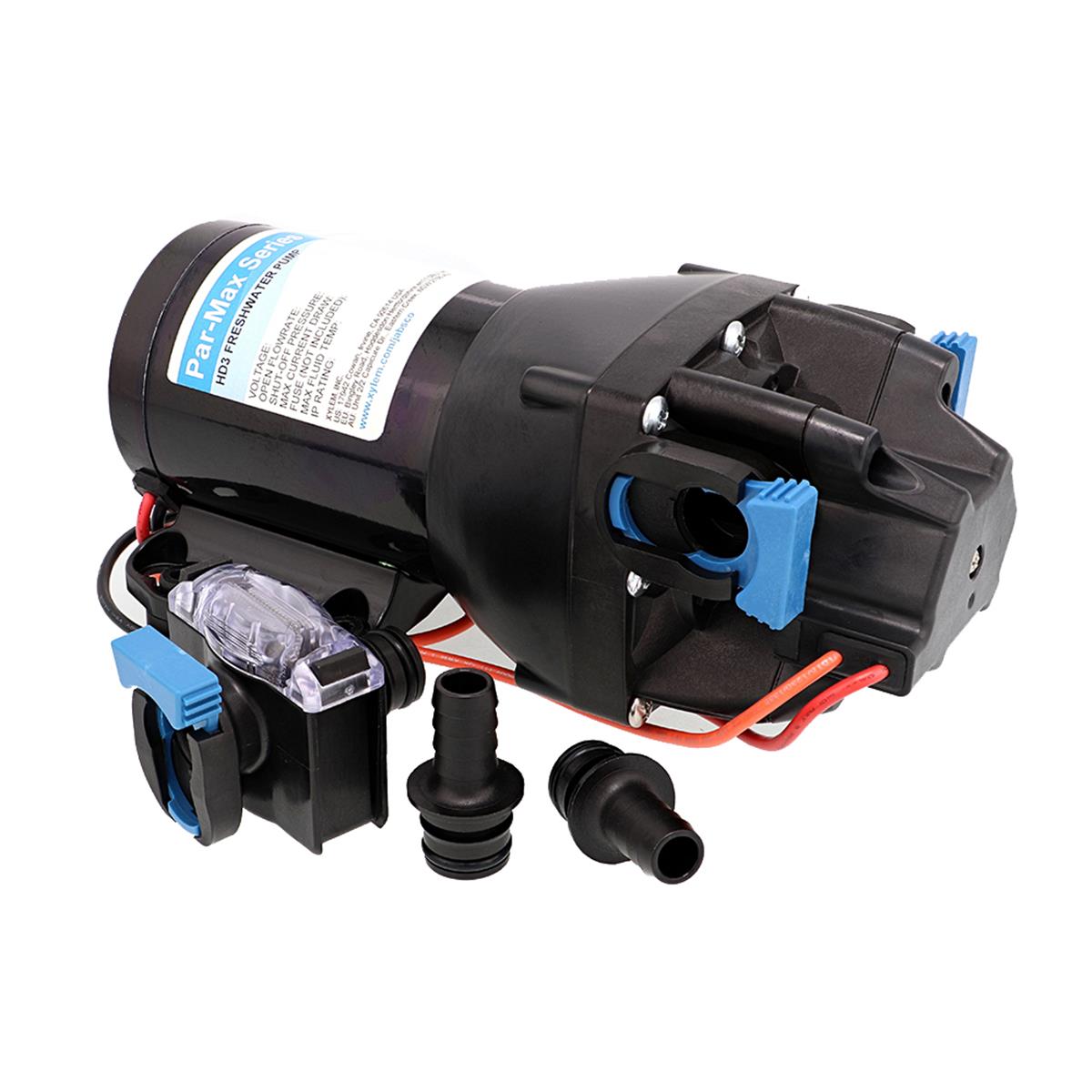 12V 3 GPM 60 PSI Par-Max HD3 Heavy Duty Water Pressure Pump