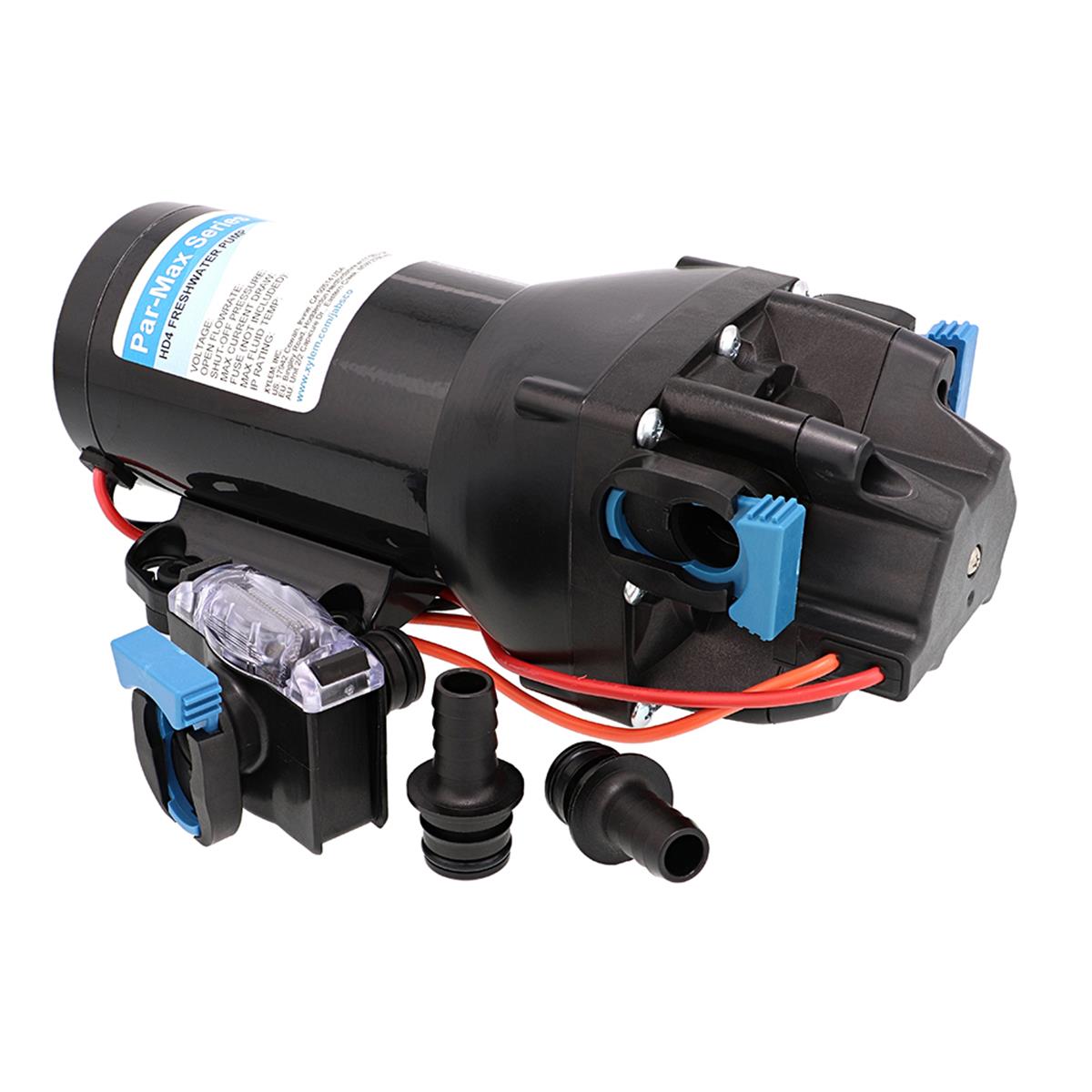 12V 4 GPM 40 PSI Par-Max HD4 Heavy Duty Water Pressure Pump