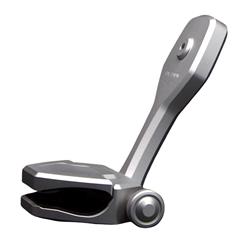 PTM Edge P13371-320TEBCL Pivoting Mirror Bracket, Electrobrite Silver