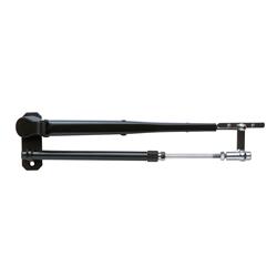 33032A 12-17 in. Adjustable Deluxe Stainless Steel Pantographic  Wiper Arm, Black