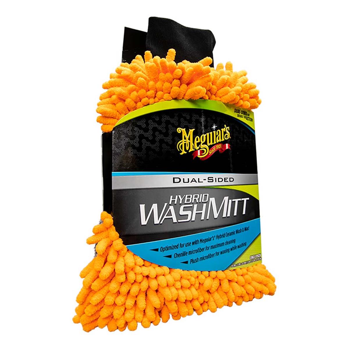 Hybrid Extremely Plush Microfiber Wash Mitt for Gently Waxing While Washing