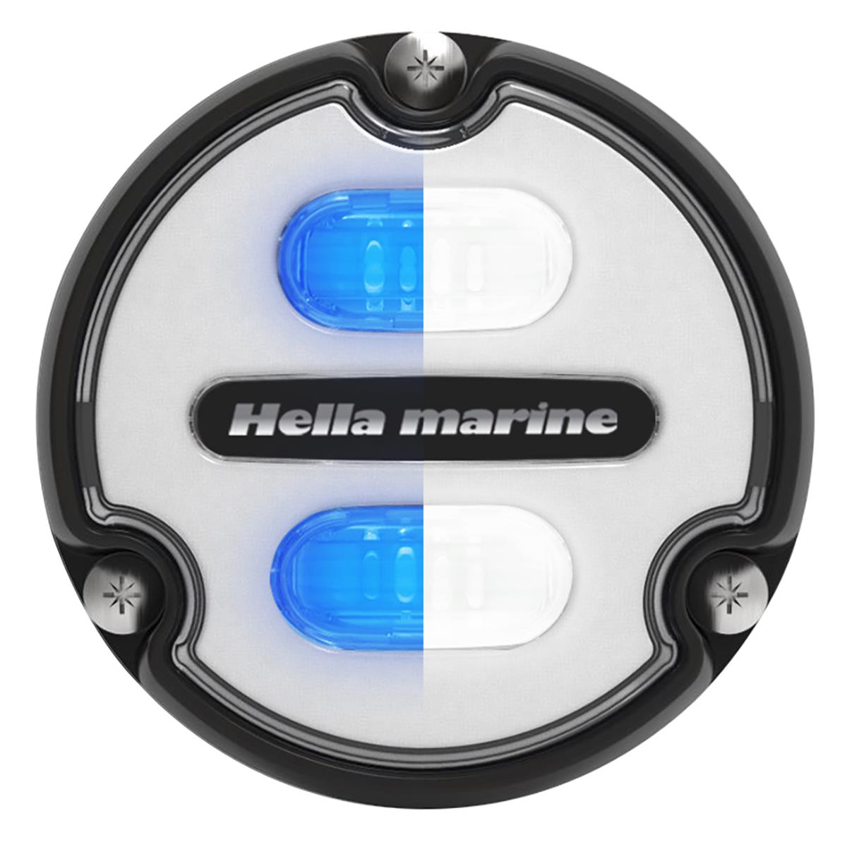 1800lm Black Housing White Lens Apelo A1 Underwater Light, Blue & White