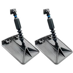 SX 9.5 x 10 Smart Tabs 12-16 ft. Boats with 40 lbs Actuators, 40-80HP - Gunmetal Grey