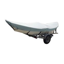 74300F-10 16 ft. Poly-Flex Ii Styled-To-Fit Boat Cover for Drift Boats, Grey