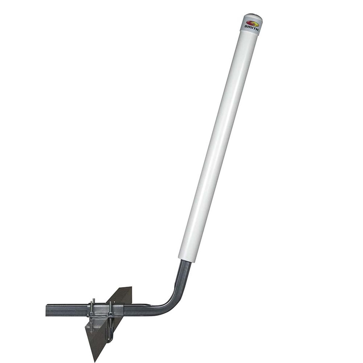 27627 40 in. Angled Post Guide On for Boat, White