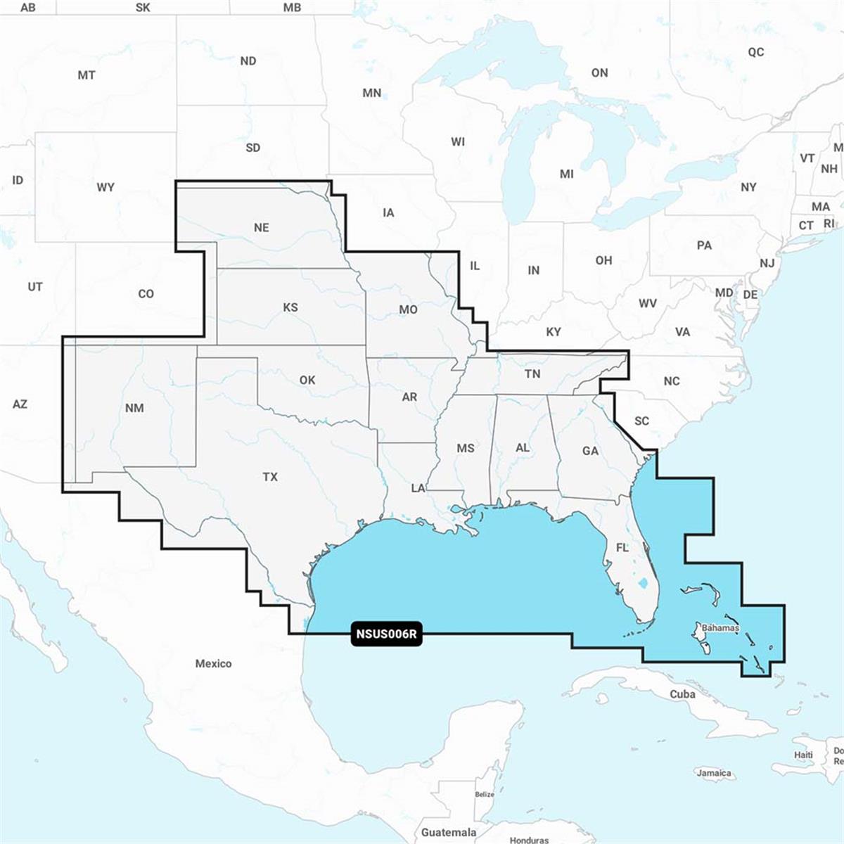Picture of Garmin 010-C1290-20 Navionics Plus NSUS006R U.S. South Fishing Map