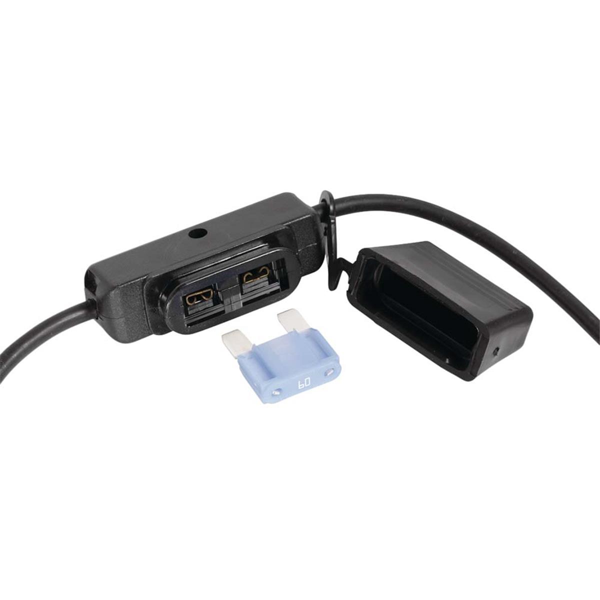 Inline MAXI Blade Style Fuse Holder with Cover for Boat