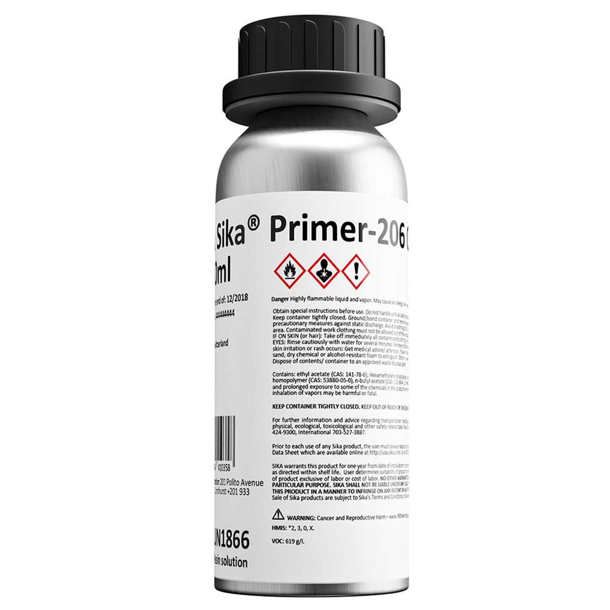 91572 250 ml Bottle 206 G Plus P Primer for Boat, Black