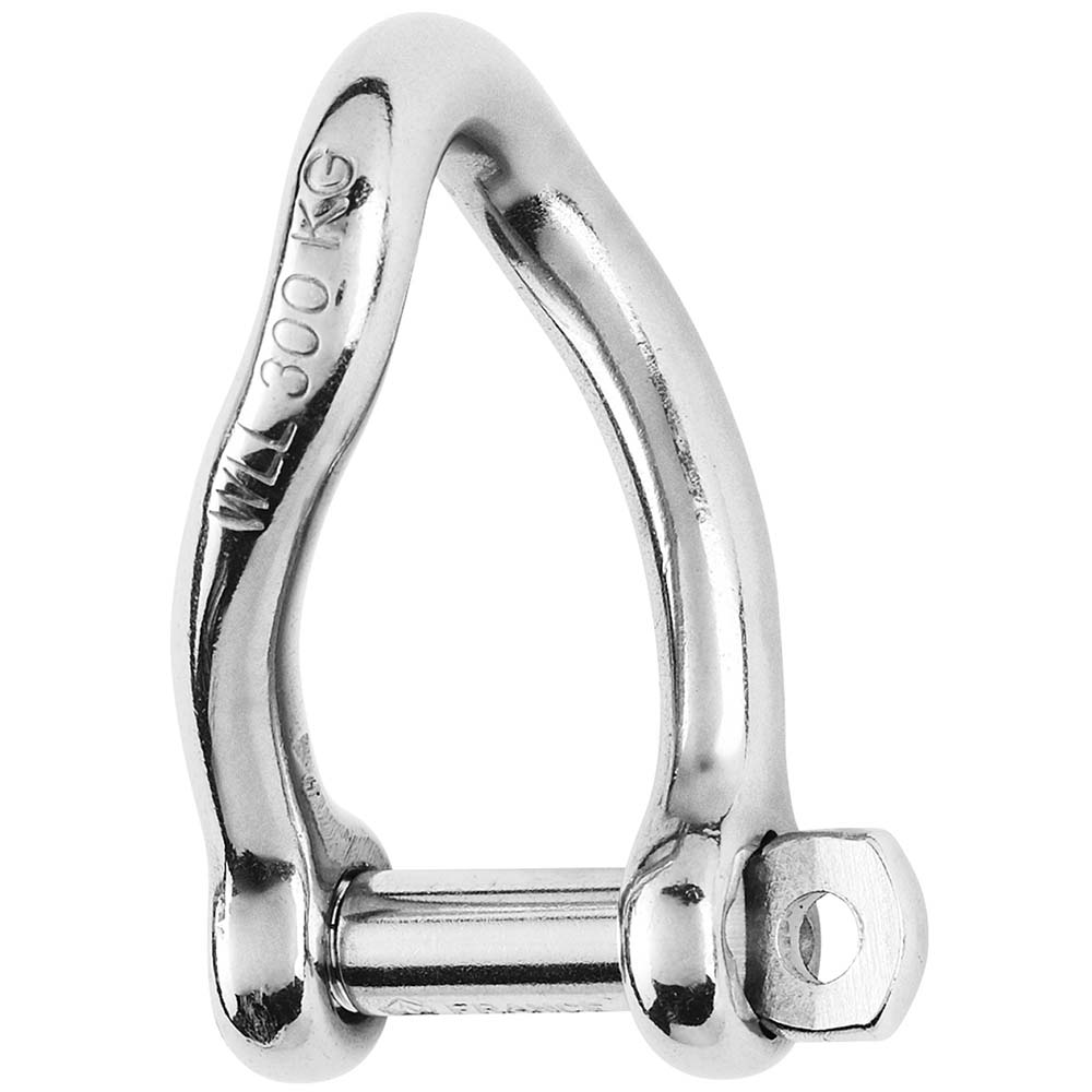 01223 6 mm Dia. - 0.25 in. Self-Locking Twisted Shackle