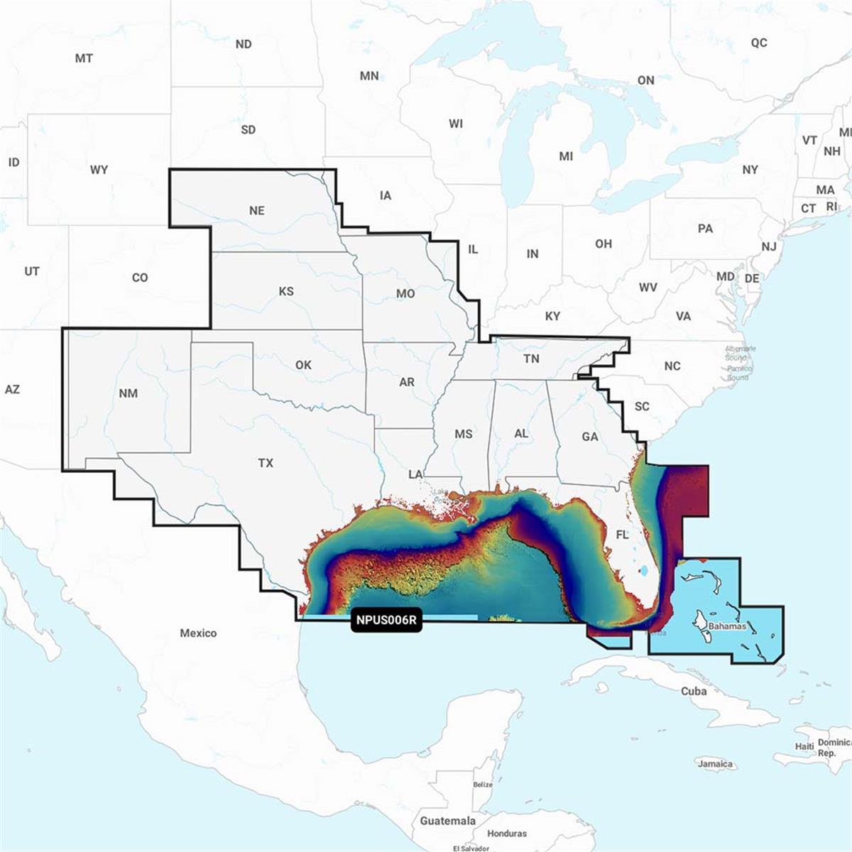 Picture of Navionics 010-C1369-40 Platinum Plus NPUS006R U.S. South Fishing Map
