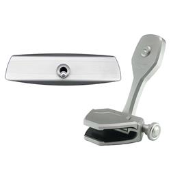PTM Edge P12848-1300TEBCL Mirror & Bracket Kit with VR-140 Elite Mirror & ZXR-300 for Boat, Silver