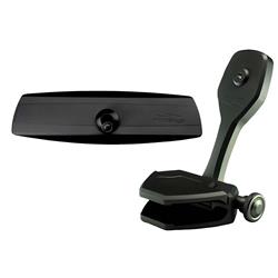 PTM Edge P12848-1300TEBBK Mirror & Bracket Kit with VR-140 Elite Mirror & ZXR-300 for Boat, Black