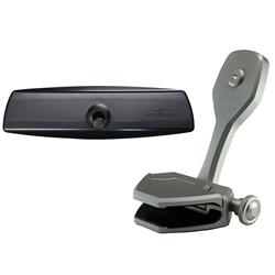 PTM Edge P12848-2300TEBGR Mirror & Bracket Kit with VR-140 PRO Mirror & ZXR-300 for Boat, Titanium Grey