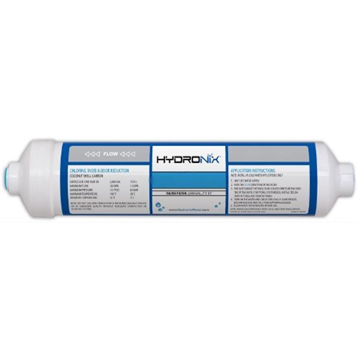 Picture of Commercial Water Distributing HYDRONIX-ICF-10Q Inline Coconut Carbon Filter&#44; 10 in.
