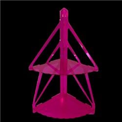 68444 Acrylic Decorative Stand, Dark Pink