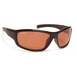 Performance Polarized Sunglasses, Black & Rose With Silver Flash Mirror