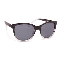 680562013382 Raven Retro Cool Polarized Sunglasses, Black Clear Fade & Gray -  Coyote Eyewear