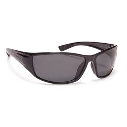 P-44 Polarized Polycarbonate Sunglasses, Black & Gray