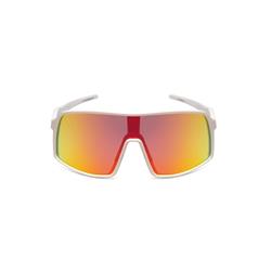 PYTHON WHITE RED GLD MIR Single Lens Street & Sport Polarized Sunglasses - White, Red & Gold Mirror