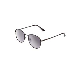 Elite black-gray silver mir Polarized Retro Cool Sunglasses - Black, Gray & Silver Mirror