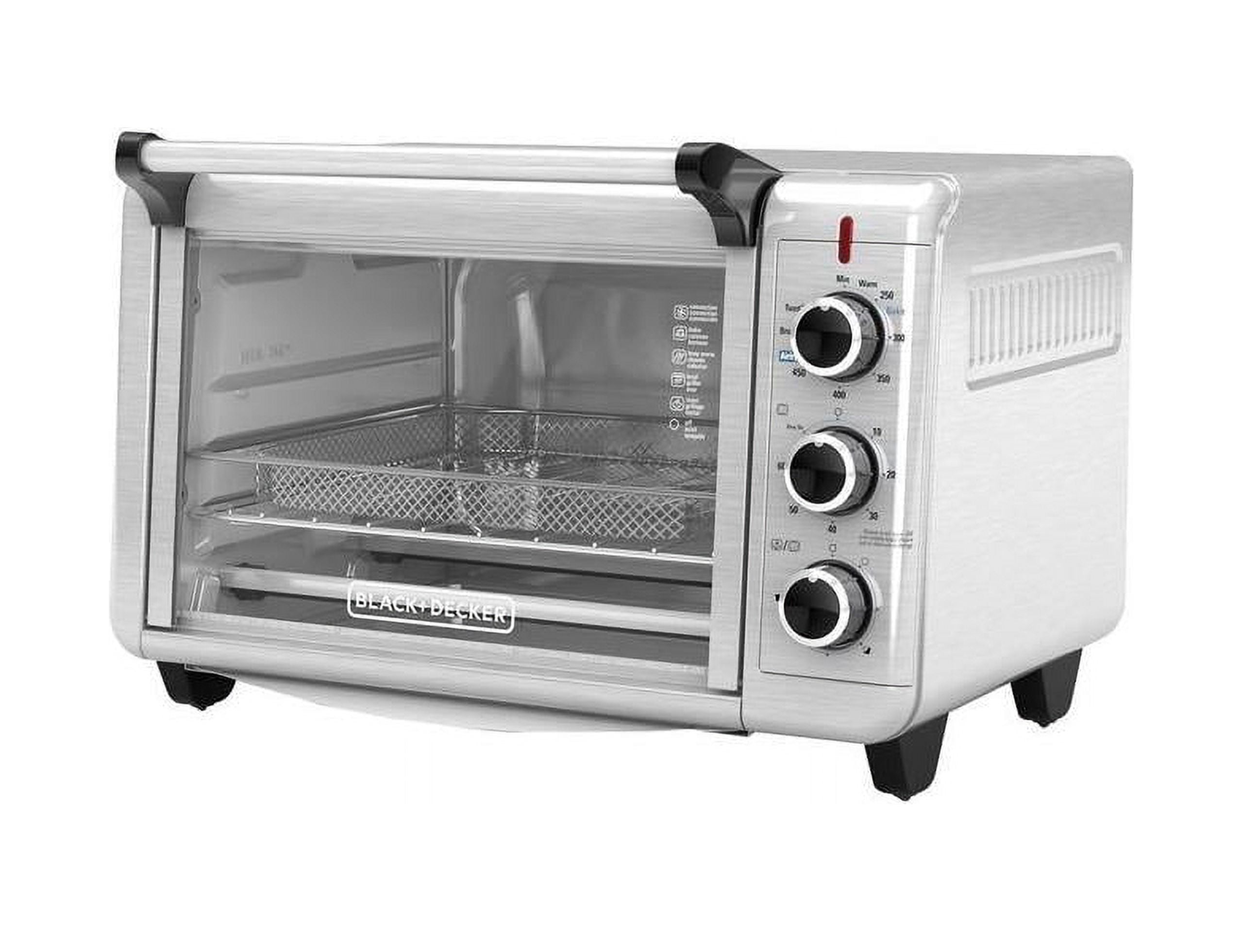 Black & Decker Crisp N Bake Convection Air Fry Countertop Oven, Silver -  Evolve, EV3469860