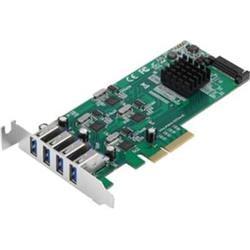 FEATURES FOUR INDEPENDENT SUPERSPEED USB 3.0 TYPE-A PORTS DELIVERING UP TO 5GBPS