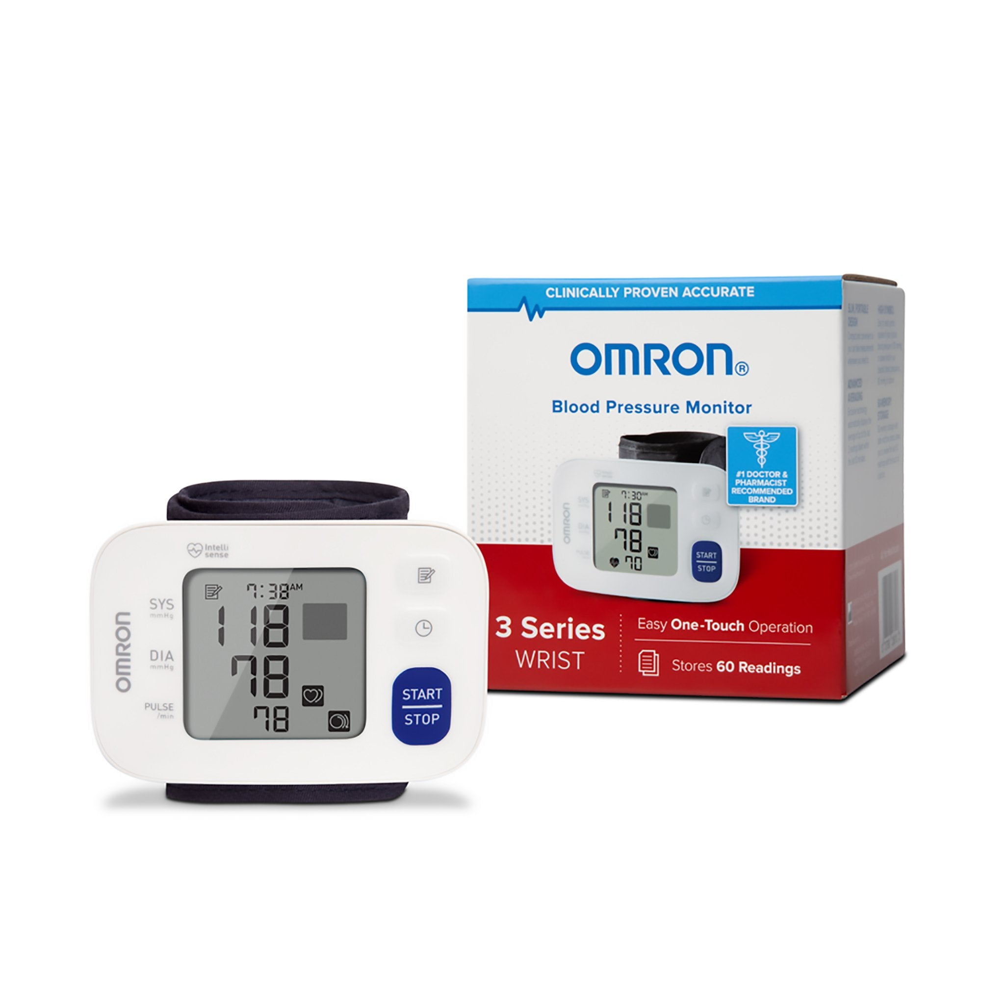 3 Series Wrist Home Blood Pressure Monitor Unit -  Omron Healthcare, OM946146