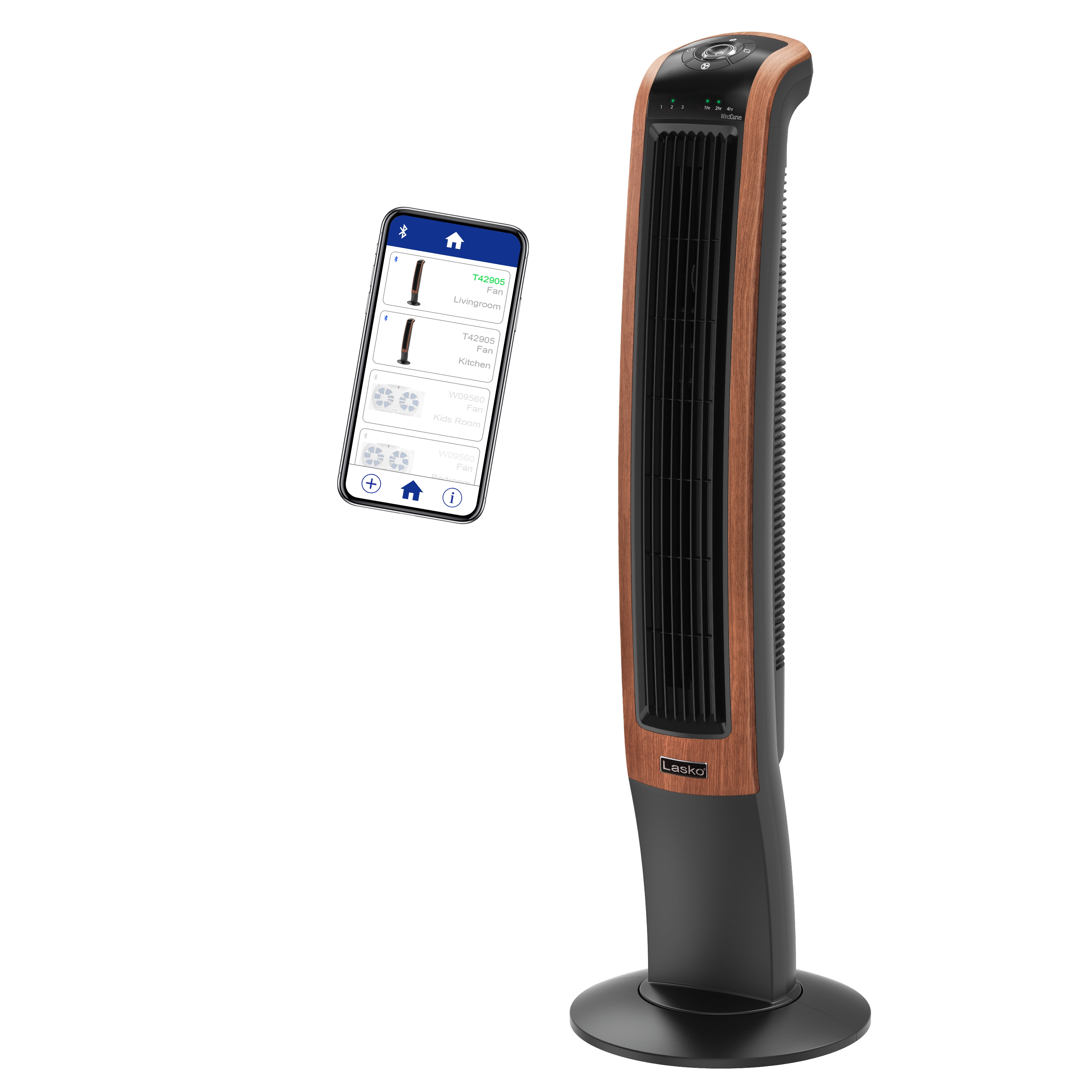 Picture of Lasko Products T42905 42 in. Tower Fan with Bluetooth