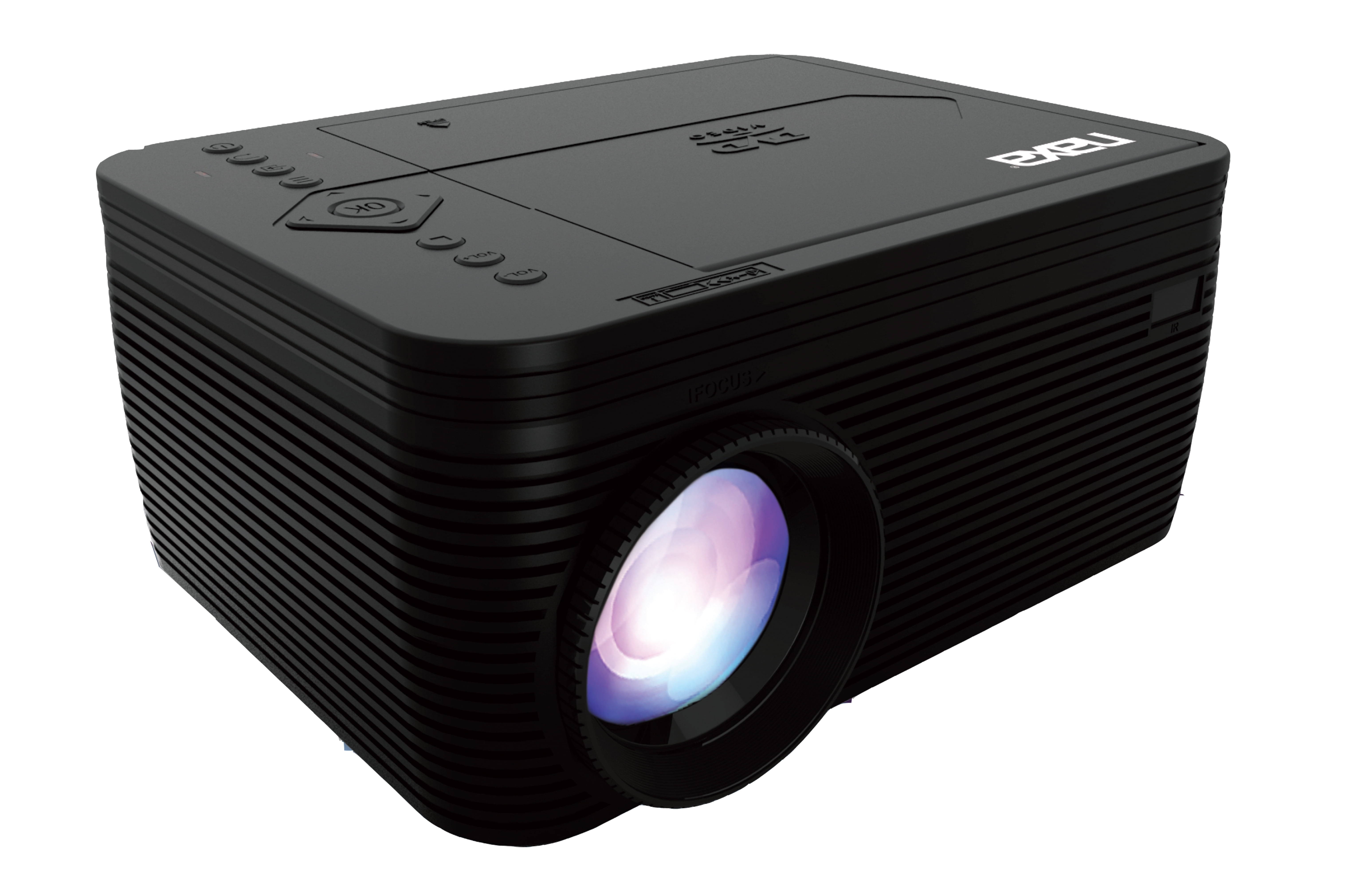 Picture of NAXA NVP-2500 LCD Projector - Black - 1280 x 720 - Front - 1080p - 20000 Hour Normal ModeHD 720