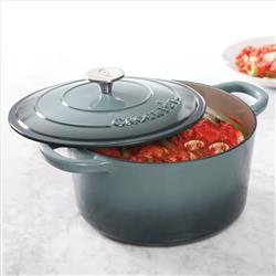 Picture of Gibson 69143.02 7 qt Round Dutch Oven Crock Pot&#44; Grey