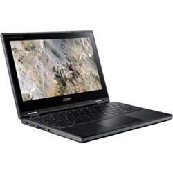 Picture of Acer NX.HBRAA.003 Chromebook Spin 311 R721T-62ZQ 11.6 in. Touchscreen 2 in 1 Chromebook - 1366 x 768 - A-Series A6-9220C - 4 GB RAM - 32 GB Flash Memory - Shale Black - Chrome OS