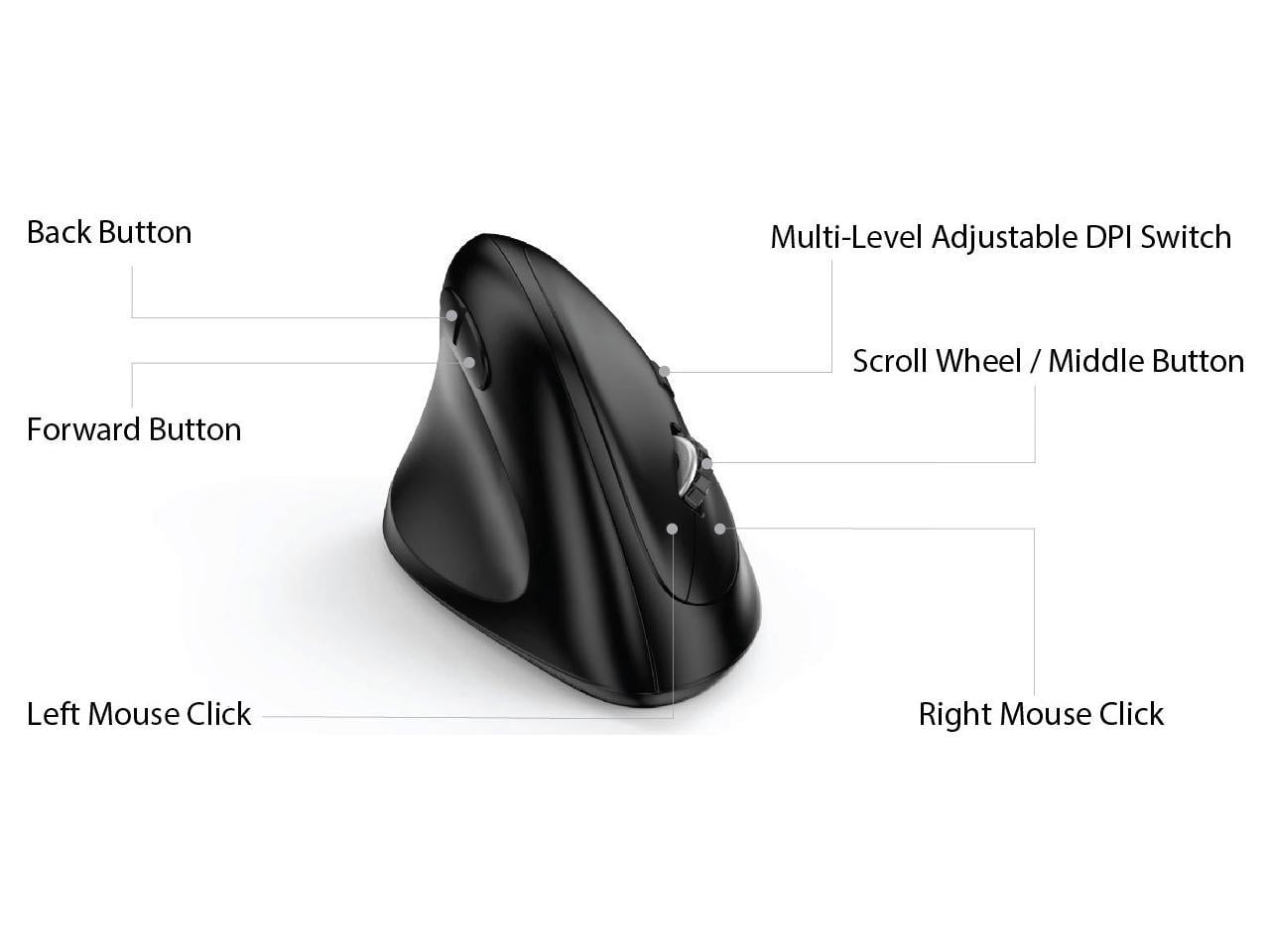 Picture of Adesso iMouseE7-TAA iMouse E7 Gaming Mouse - USB Type A - Scroll Wheel - 6 Buttons